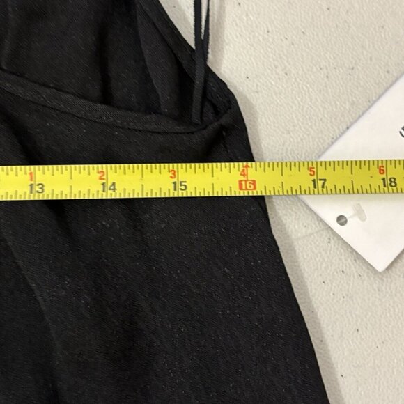 MNG Premium Halter Top High Neck Black Blouse Women XS - Picture 12 of 13